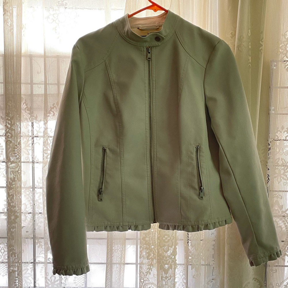 Baccini Faux leather jacket!
